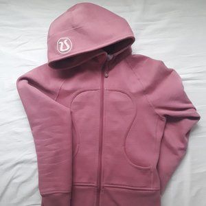 Lululemon Scuba Full Zip Hoodie Dusty Pink